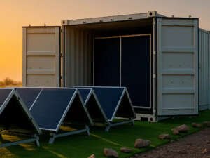 移动式太阳能集装箱(移动光伏发电站)